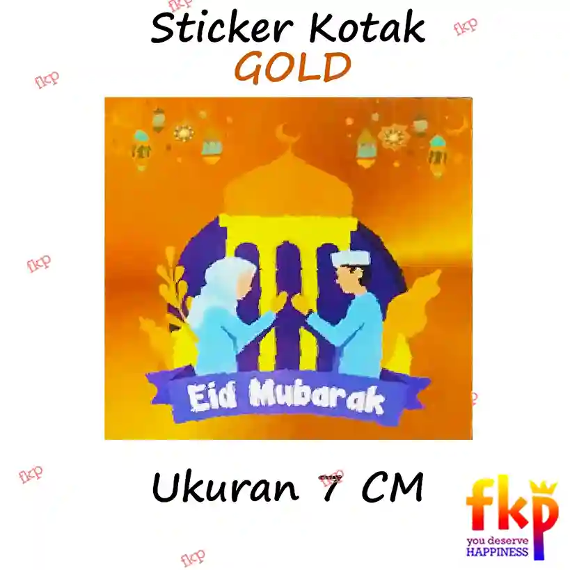 Kotak 7 Cm : Gold
